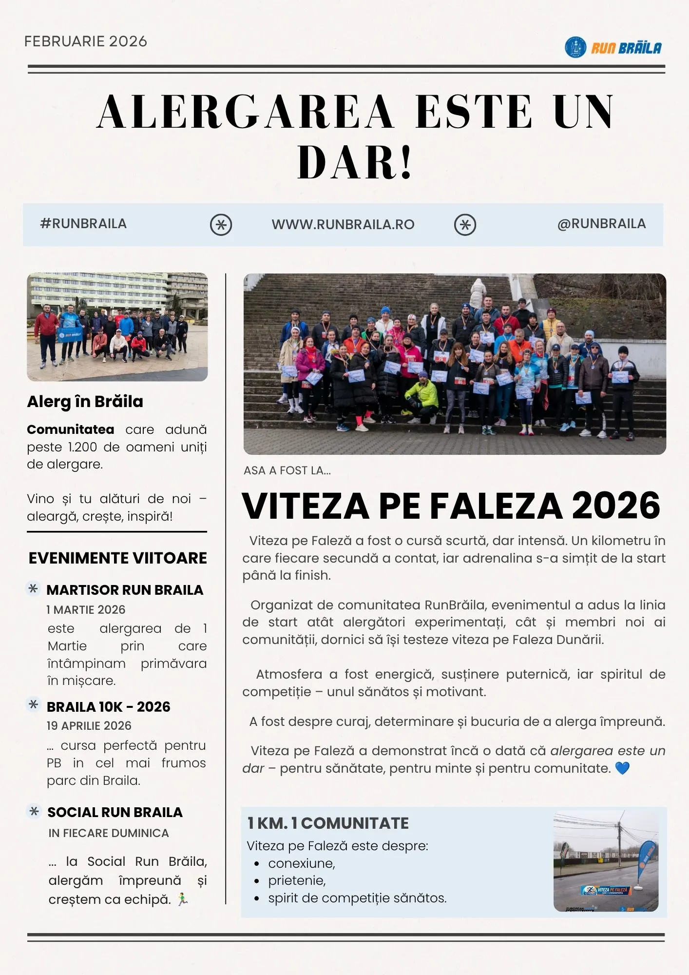 Revista Alergarea este un DAR! Ediția 02.2026